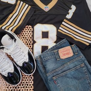 Pre-owned Archie Manning #8 New Orleans Saints Throwback jersey by Mitchell & Ne